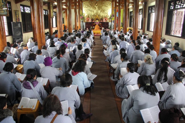 Thái Bình: Lễ cầu an đầu năm Mậu Tuất tại chùa Từ Xuyên
