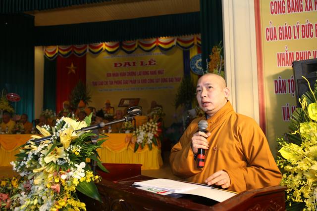 Nam Định: Đón nhận Huân chương LĐ hạng I của Chủ tịch nước- Giáo chỉ tấn phong của Đức Pháp chủ GHPGVN