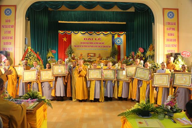 Nam Định: Đón nhận Huân chương LĐ hạng I của Chủ tịch nước- Giáo chỉ tấn phong của Đức Pháp chủ GHPGVN
