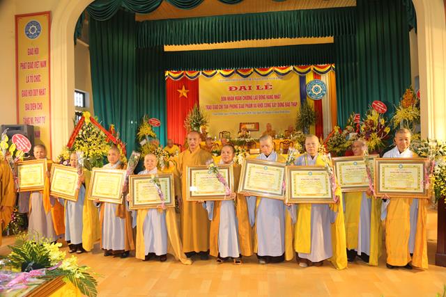 Nam Định: Đón nhận Huân chương LĐ hạng I của Chủ tịch nước- Giáo chỉ tấn phong của Đức Pháp chủ GHPGVN