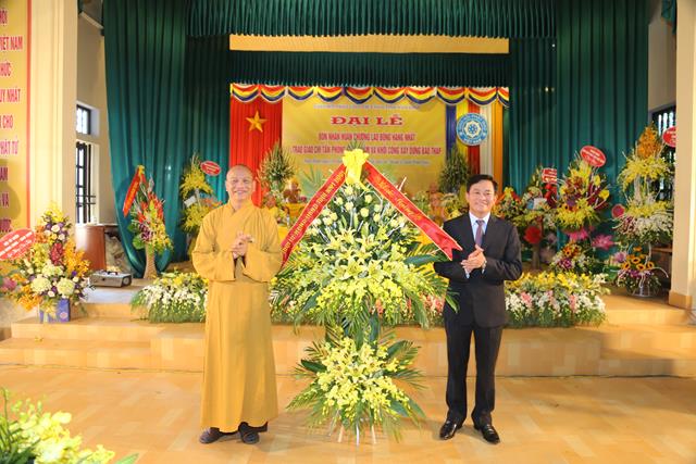 Nam Định: Đón nhận Huân chương LĐ hạng I của Chủ tịch nước- Giáo chỉ tấn phong của Đức Pháp chủ GHPGVN