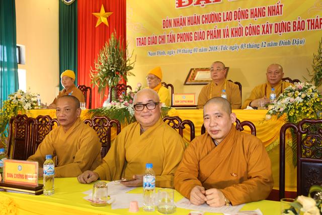 Nam Định: Đón nhận Huân chương LĐ hạng I của Chủ tịch nước- Giáo chỉ tấn phong của Đức Pháp chủ GHPGVN