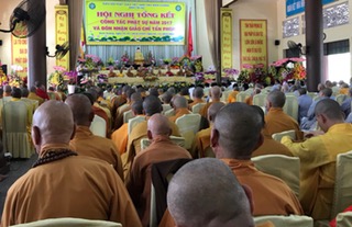 Bình Dương: Hòa thượng Chủ tịch chứng minh Hội nghị Tổng kết Phật sự