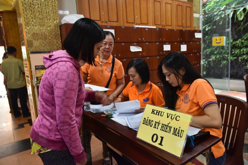 Chùa Giác Ngộ: 493 người hiến máu ( lần thứ 15)