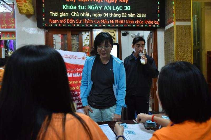 Chùa Giác Ngộ: 493 người hiến máu ( lần thứ 15)