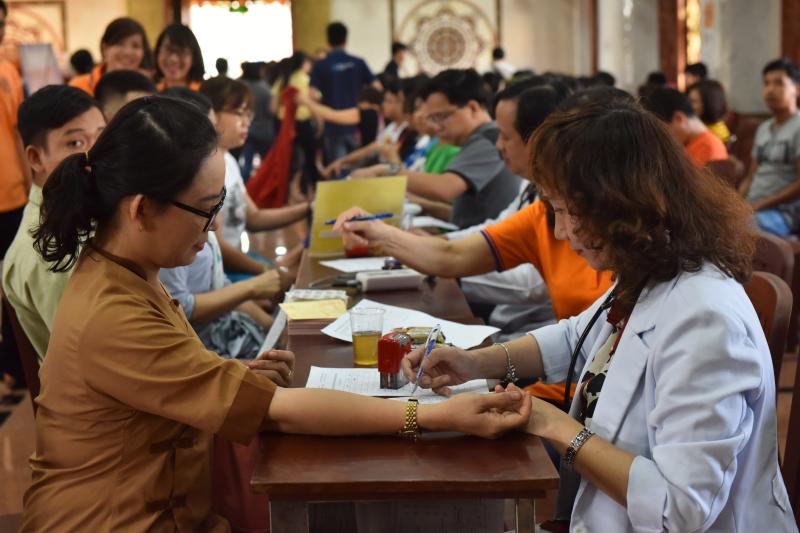 Chùa Giác Ngộ: 493 người hiến máu ( lần thứ 15)