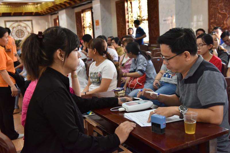 Chùa Giác Ngộ: 493 người hiến máu ( lần thứ 15)