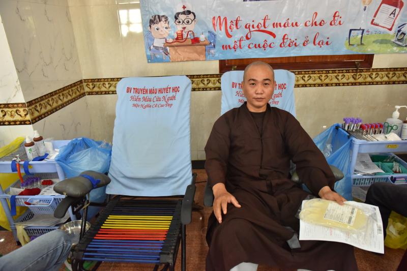 Chùa Giác Ngộ: 493 người hiến máu ( lần thứ 15)