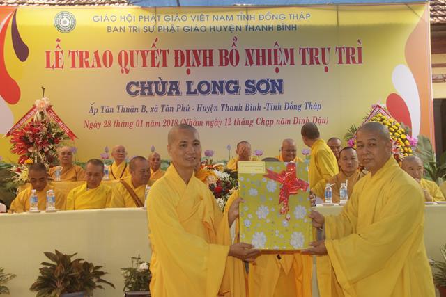 Đồng Tháp: Chùa Long Sơn chính thức có trụ trì