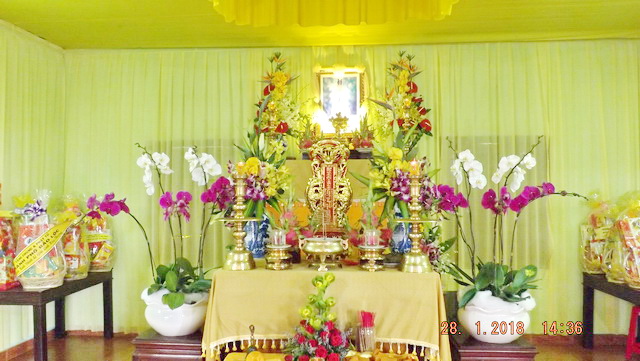 Đại lễ chung thất cố Hòa thượng Thích Ngộ Trí.