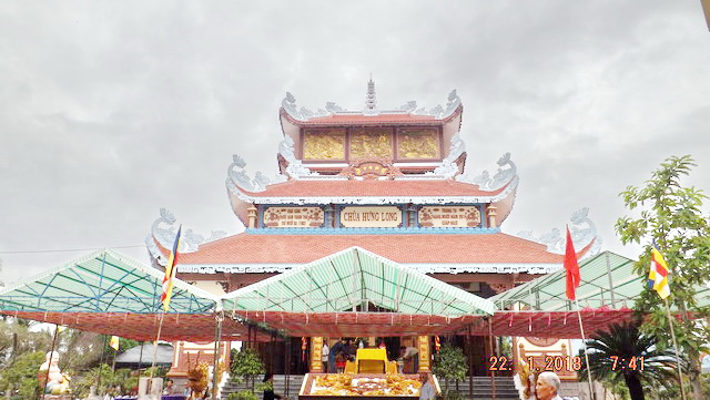 Lễ an vị Phật tại chùa Hưng Long