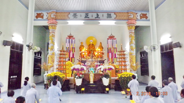 Chùa Đức Hòa khai đàn Dược Sư