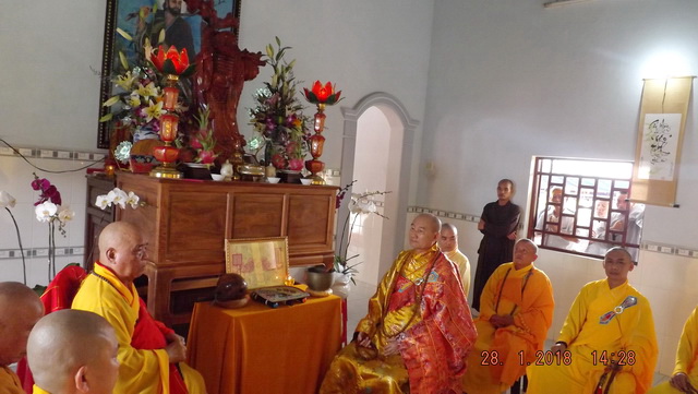 Đại lễ chung thất cố Hòa thượng Thích Ngộ Trí.