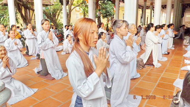 Chùa Lộc Thọ tổ chức khóa tu Bát quan trai kỳ thứ 12