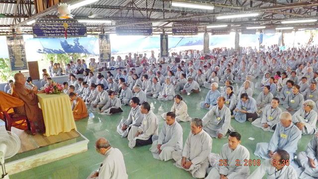 Chùa Linh Sơn Pháp Ấn: Hơn 900 hành giả tham dự khóa tu đầu năm