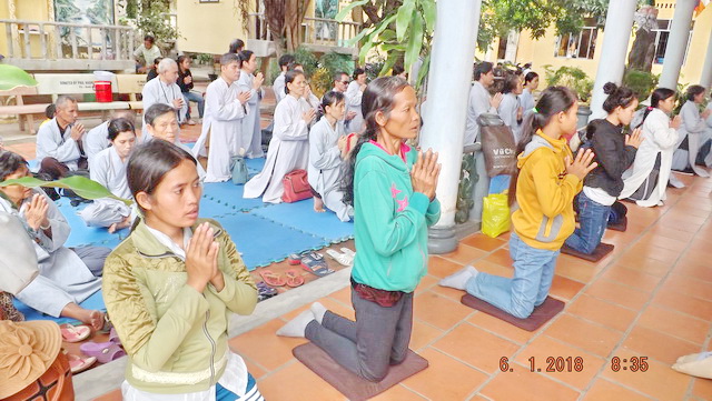 Chùa Lộc Thọ tổ chức khóa tu Bát quan trai kỳ thứ 12