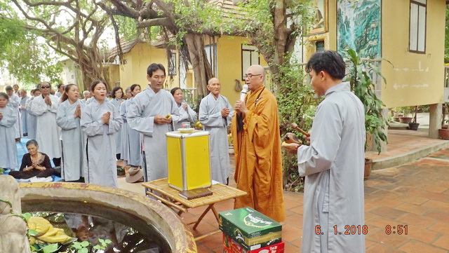 Chùa Lộc Thọ tổ chức khóa tu Bát quan trai kỳ thứ 12