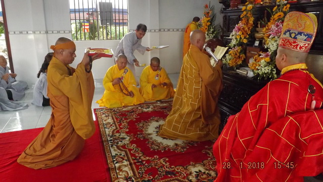 Đại lễ chung thất cố Hòa thượng Thích Ngộ Trí.