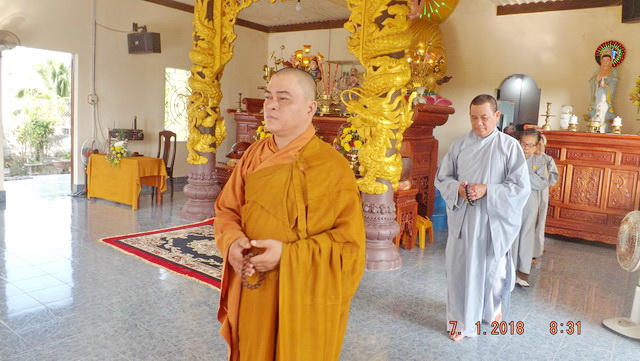 Chùa Long Thạnh: Khóa tu Bát quan trai cuối năm Đinh Dậu