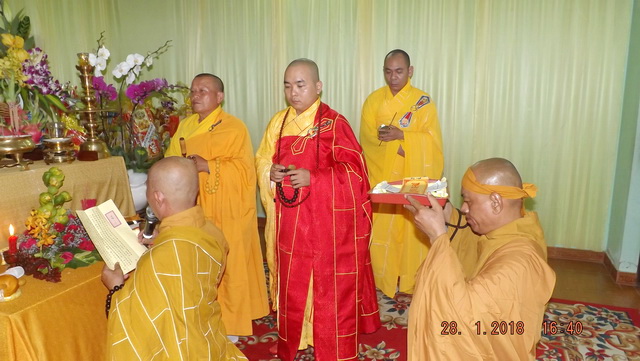 Đại lễ chung thất cố Hòa thượng Thích Ngộ Trí.