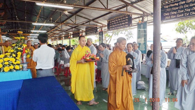 Đạo tràng niệm Phật chùa Linh Sơn Pháp Ấn tổng kết cuối năm