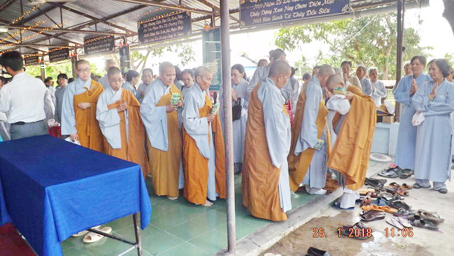 Đạo tràng niệm Phật chùa Linh Sơn Pháp Ấn tổng kết cuối năm