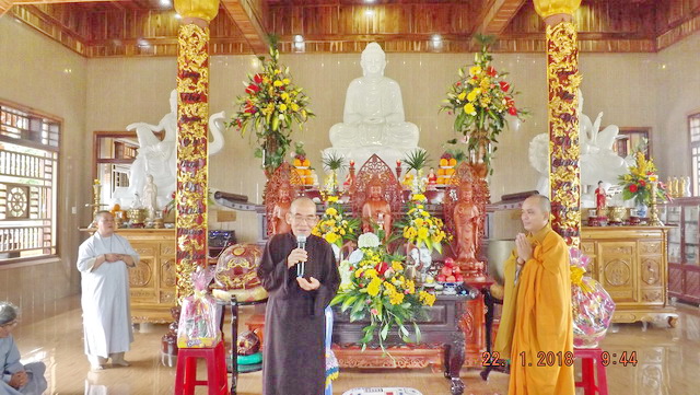 Lễ an vị Phật tại chùa Hưng Long