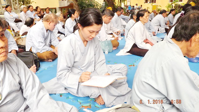 Chùa Lộc Thọ tổ chức khóa tu Bát quan trai kỳ thứ 12