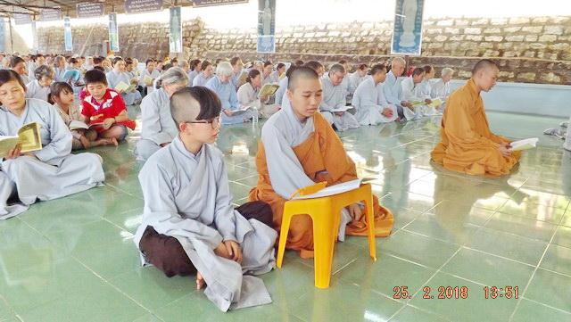 Chùa Linh Sơn Pháp Ấn: Hơn 900 hành giả tham dự khóa tu đầu năm