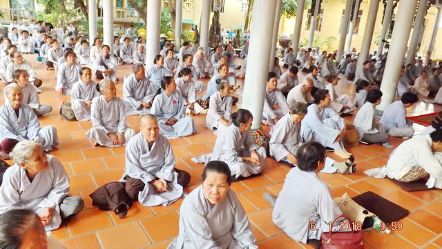 Chùa Lộc Thọ tổ chức khóa tu Bát quan trai kỳ thứ 12