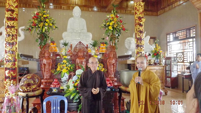 Lễ an vị Phật tại chùa Hưng Long