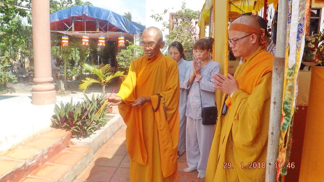 Đại lễ chung thất cố Hòa thượng Thích Ngộ Trí.