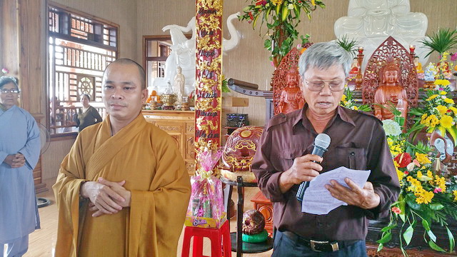 Lễ an vị Phật tại chùa Hưng Long