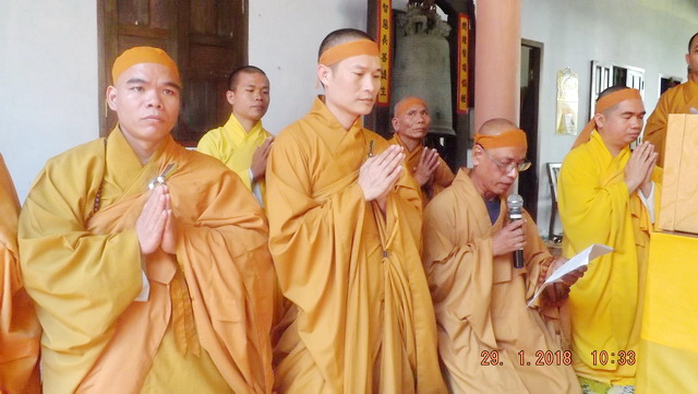 Đại lễ chung thất cố Hòa thượng Thích Ngộ Trí.