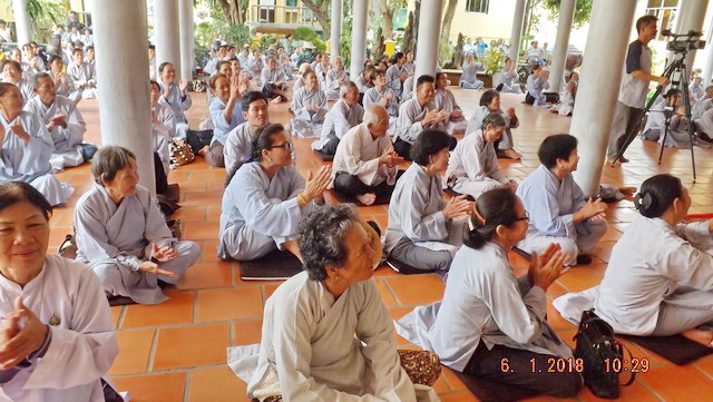 Chùa Lộc Thọ tổ chức khóa tu Bát quan trai kỳ thứ 12