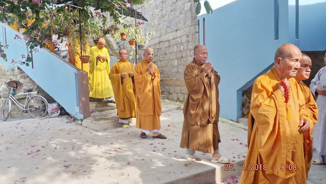 Đạo tràng niệm Phật chùa Linh Sơn Pháp Ấn tổng kết cuối năm