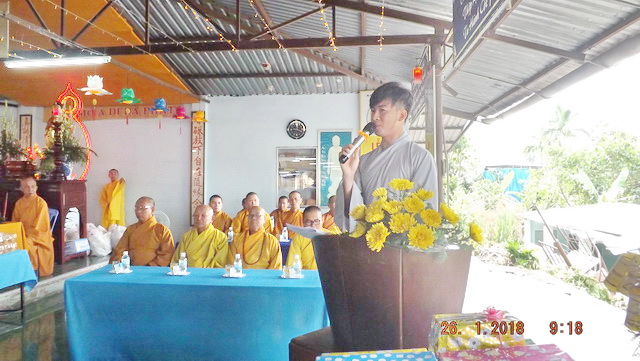 Đạo tràng niệm Phật chùa Linh Sơn Pháp Ấn tổng kết cuối năm