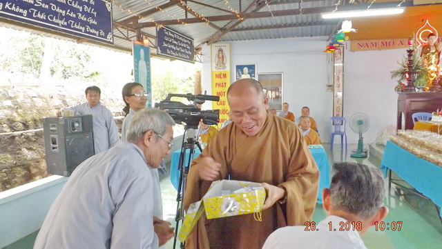 Đạo tràng niệm Phật chùa Linh Sơn Pháp Ấn tổng kết cuối năm