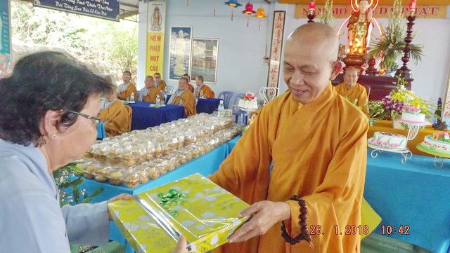 Đạo tràng niệm Phật chùa Linh Sơn Pháp Ấn tổng kết cuối năm