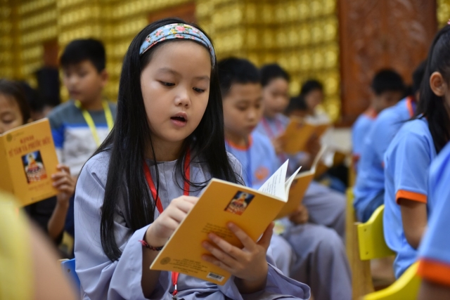 Chùa Giác Ngộ: Khóa tu Búp Sen Từ Bi lần 9 dành cho thiếu nhi