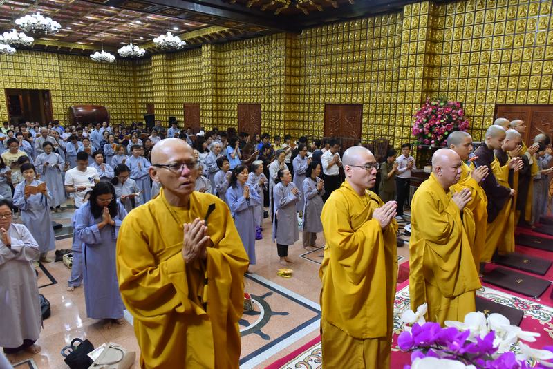 Chùa Giác Ngộ: Lễ Quy Y Tam Bảo ngày 15/04/2018