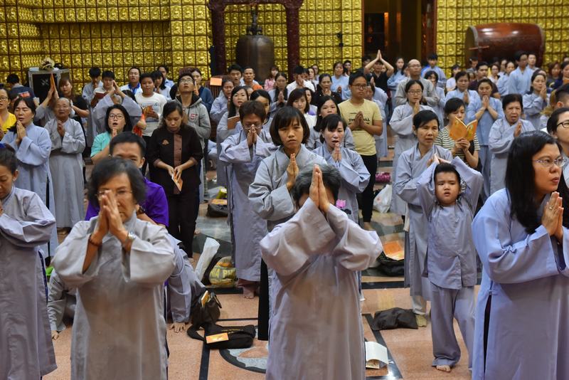 Chùa Giác Ngộ: Lễ Quy Y Tam Bảo ngày 15/04/2018
