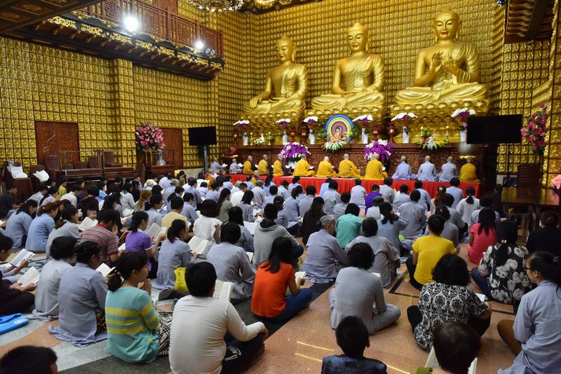 Chùa Giác Ngộ: Lễ Quy Y Tam Bảo ngày 15/04/2018