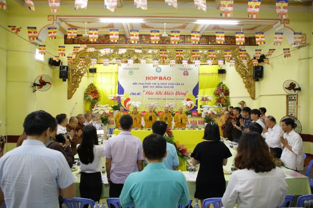 TP.HCM: Họp báo Hội trại &quot;Tuổi trẻ &amp; Phật giáo&quot; 12-2018 chủ đề &quot;HÀO KHÍ MIỀN ĐÔNG&quot;.