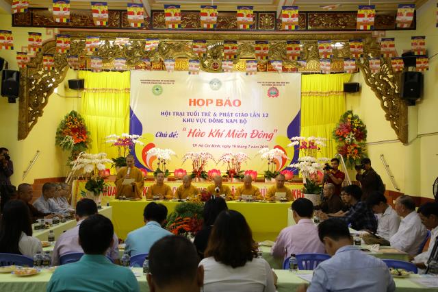 TP.HCM: Họp báo Hội trại &quot;Tuổi trẻ &amp; Phật giáo&quot; 12-2018 chủ đề &quot;HÀO KHÍ MIỀN ĐÔNG&quot;.