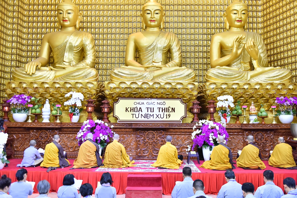 Chùa Giác Ngộ: Khóa tu Thiền lần thứ 20(03-06-2018)