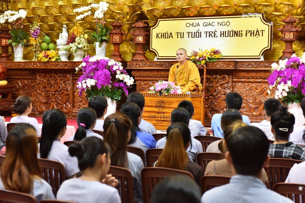 Chùa Giác Ngộ: Khóa tu Ngày An Lạc - Tuổi Trẻ Hướng Phật lần thứ 43