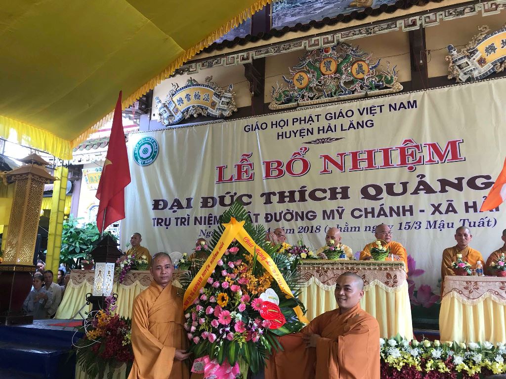 Lễ Bổ Nhiệm Trụ Trì Chùa Chơn Bảo, Niệm Phật Đường Mỹ Chánh, tỉnh Quảng Trị