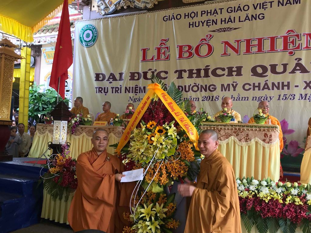 Lễ Bổ Nhiệm Trụ Trì Chùa Chơn Bảo, Niệm Phật Đường Mỹ Chánh, tỉnh Quảng Trị