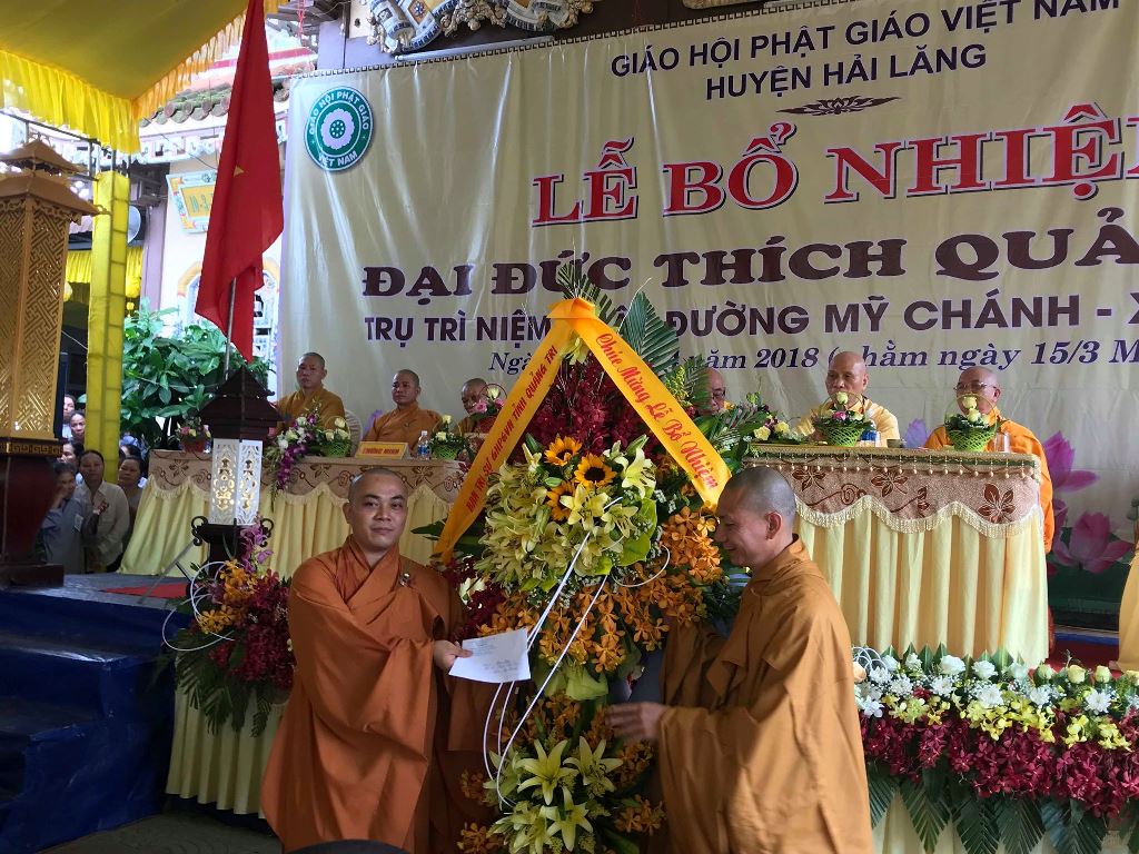 Lễ Bổ Nhiệm Trụ Trì Chùa Chơn Bảo, Niệm Phật Đường Mỹ Chánh, tỉnh Quảng Trị